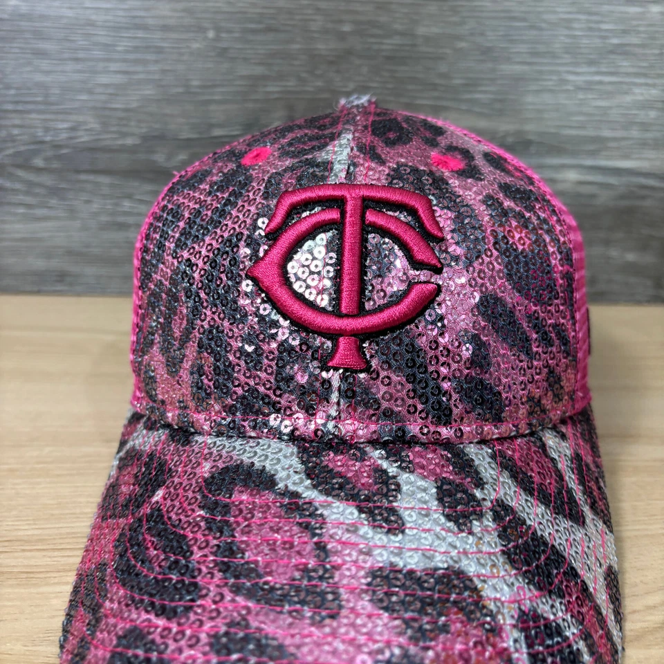 Gorra Gorra de los Mellizos Minnesota Snapback Niños Rosa MLB Béisbol Ajustable Niñas Nueva Era Foto 2 de 4