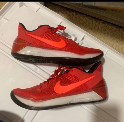 NEW Men's Nike Kobe University Basketball Shoes Red Black