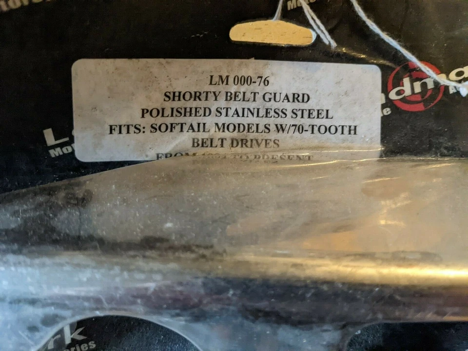 PROTECTOR CINTURÓN HARLEY DAVIDSON LANDMARK CROMO "CORTO" PARA SOFTAIL con POLEA 70 T Foto 2 de 4