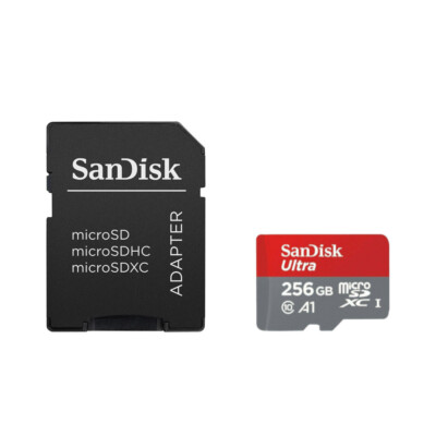 256GB Sandisk Ultra Micro SDXC Speicherkarte für GoPro Hero7, Hero8, Hero9