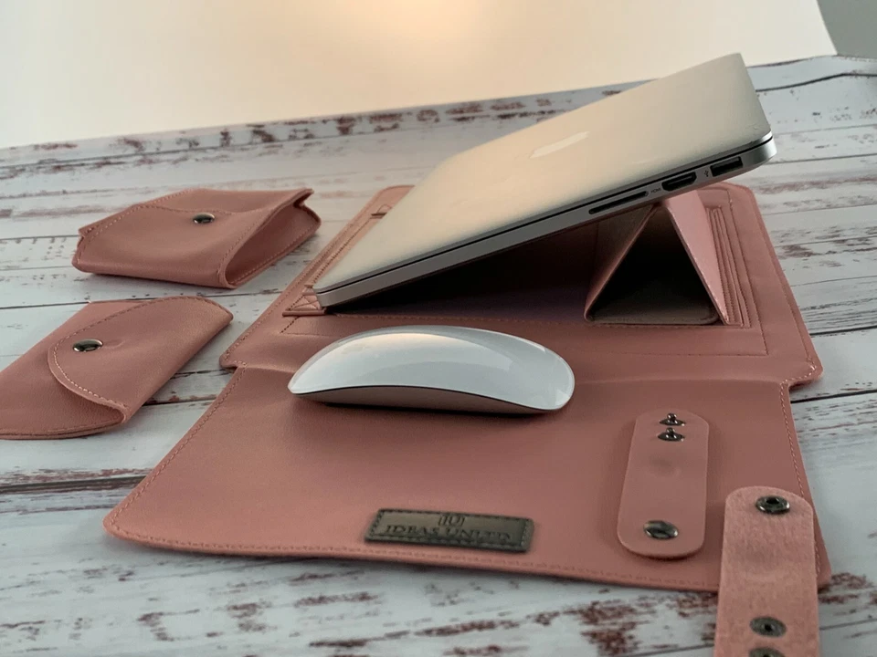 Funda multifunción para portátil, soporte de refrigeración plegable ergonómico, alta calidad Foto 3 de 4