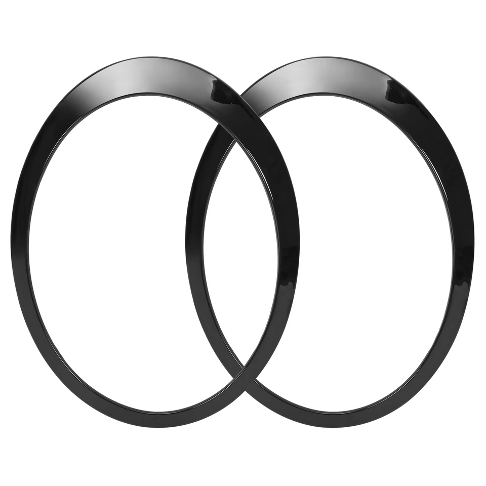 Black Headlight Trims Ring Bezels Cover Pair For Mini Cooper R55 R56 2007-2015 Foto 3 de 4