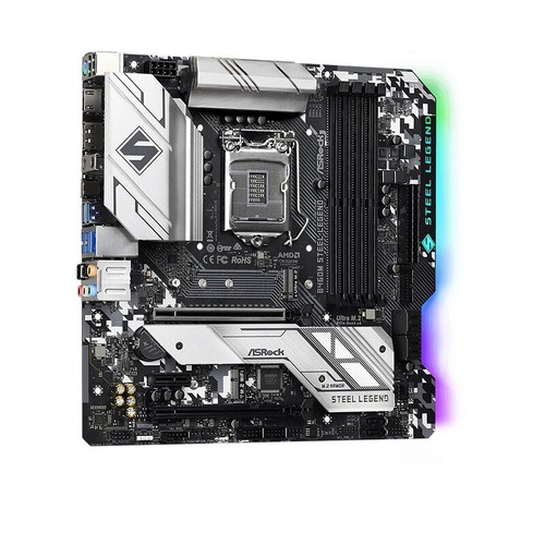 For ASROCK B460M Steel Legend Desktop Motherboard B460 B460A 128G LGA 1200 DDR4 - Picture 3 of 4