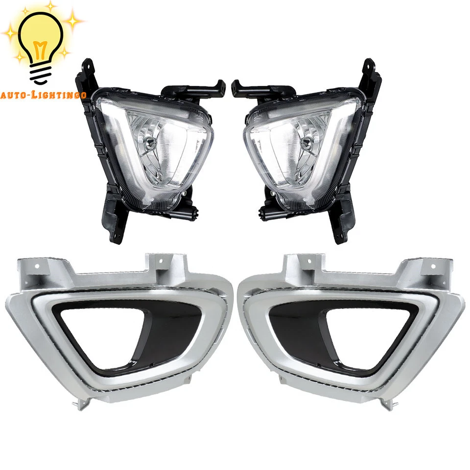 Front Fog Lights Lamps kits For 2016/2017/2018 Kia Sorento Right&Left Side - Image 2 of 4