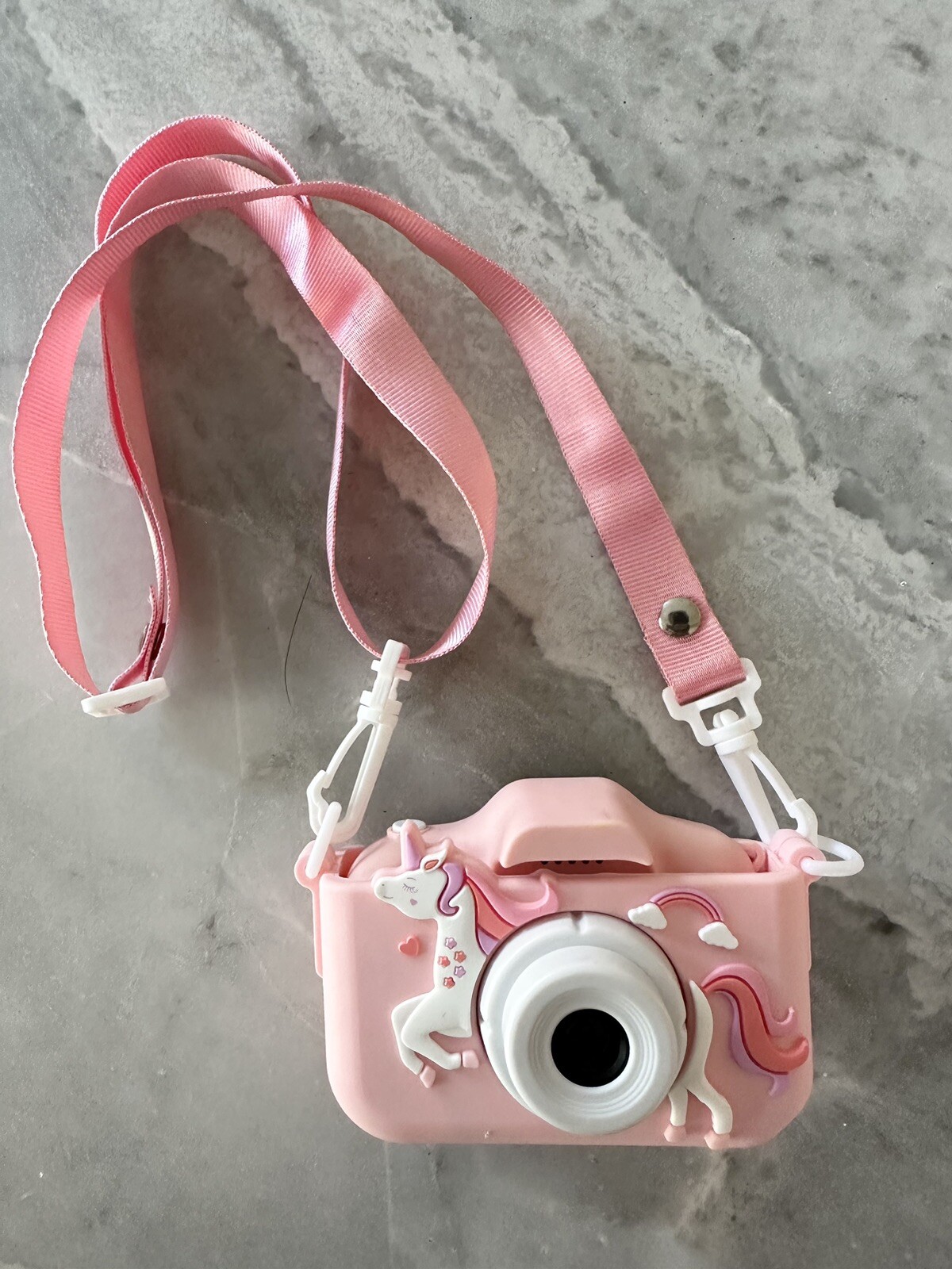 Kids Toy Digital Camera Pink Unicorn Records Video 32 GB Card