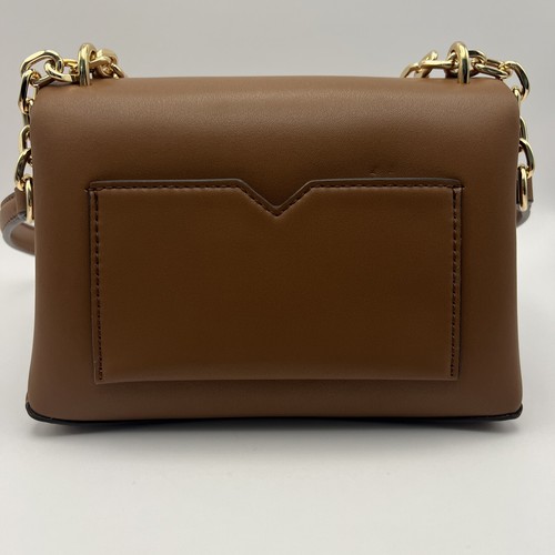 Michael Kors Cece Small Convertible Flap Crossbody Luggage NWT Brown - Picture 4 of 12