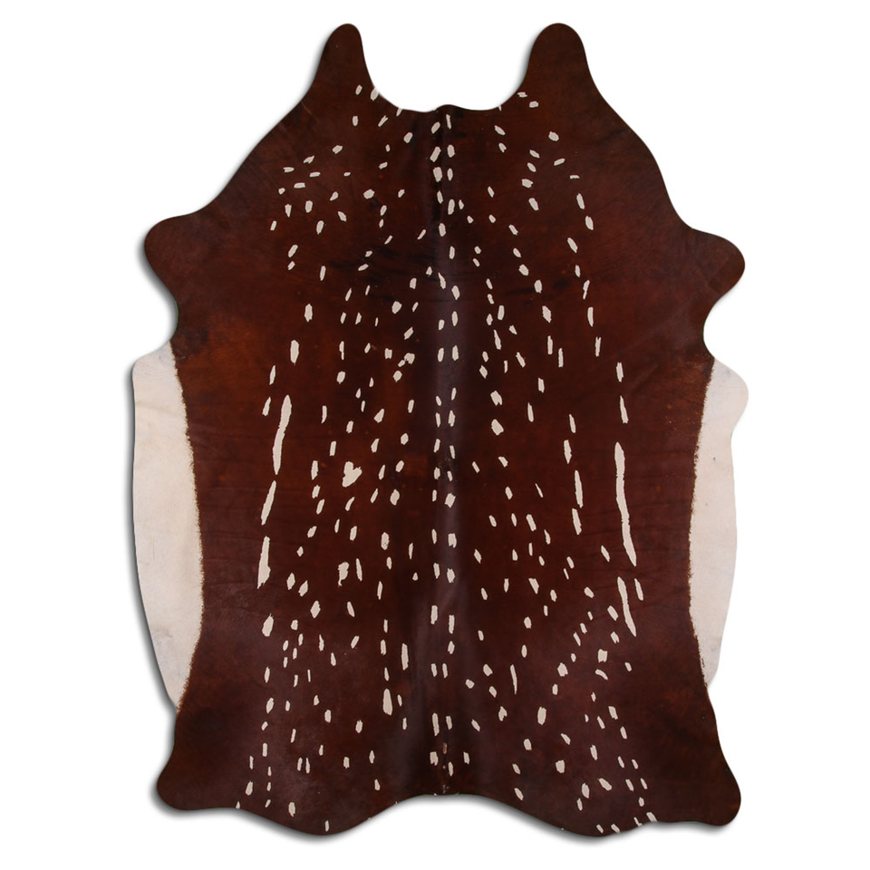 Axis Deer Print Cowhide Area Rug 3245 Sq. Ft. eBay