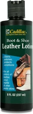 Cadillac Boot and Shoe Leather Conditioner and Cleaner Lotion 8 oz - Conditions,