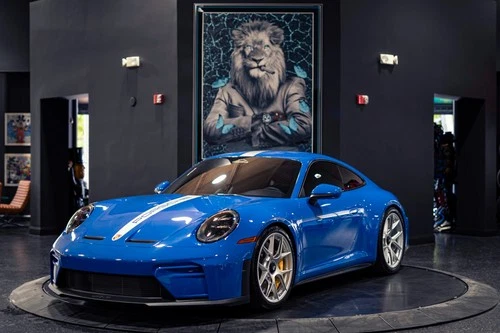 2026 Porsche 911 GT3 Touring Lugano Blue Lightweight Package! Image 1 of 2