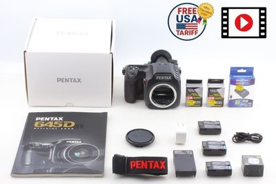 mit Bonus【NEUWERTIG】Pentax 645D Mittelformat Digitalkamera Body 40.0MP Box...