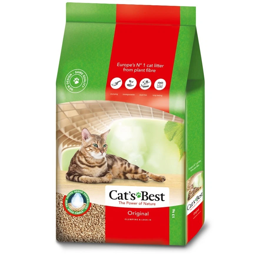Cats Best Biodegradable Original Highly Absorbent Cat Litter 30L - Image 1 of 1