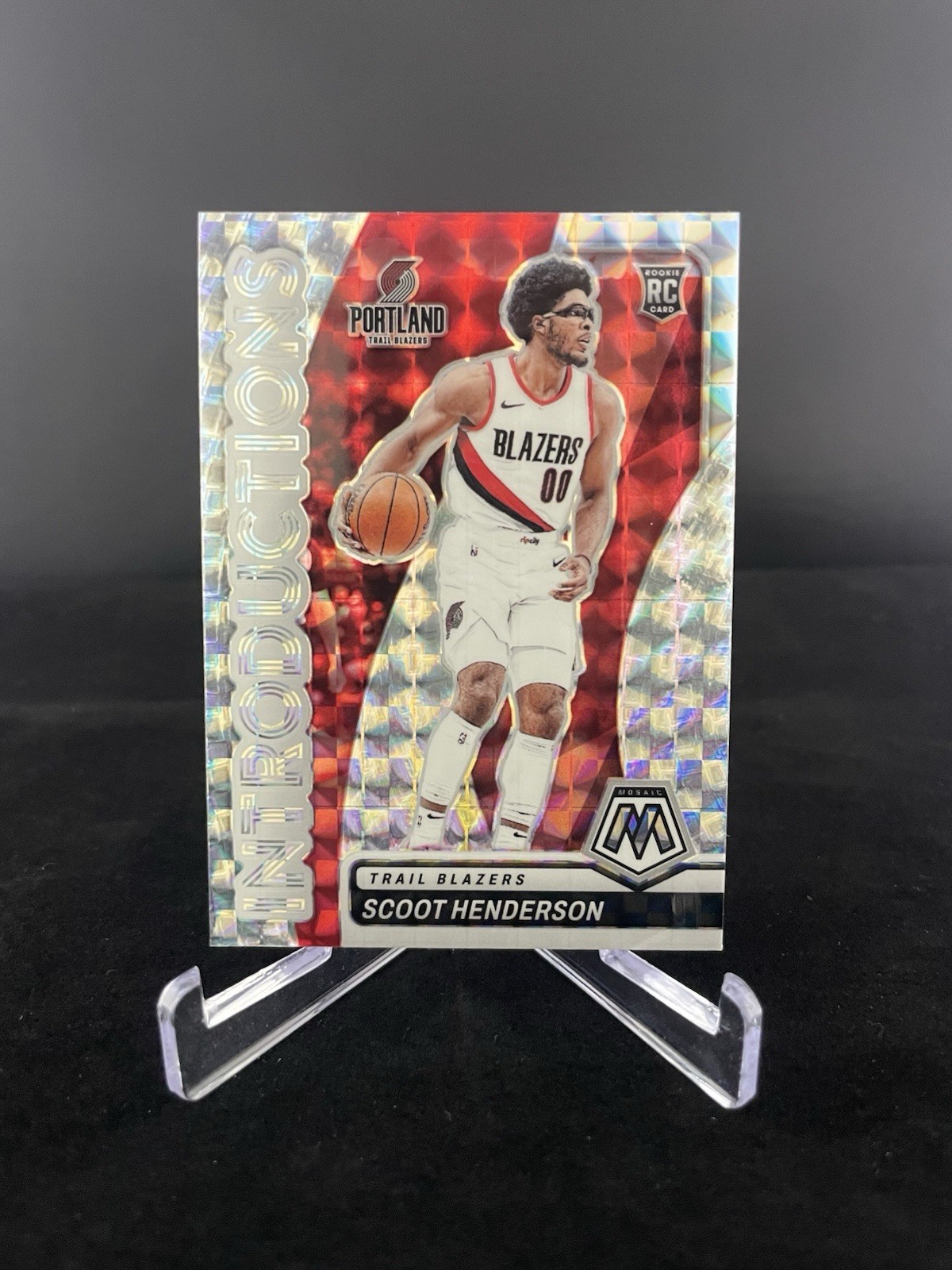 2023-24 Panini Mosaic - Introductions Scoot Henderson #18 Mosaic Prizm (RC)