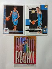 Chet Holmgren 3 Diff Rookie Cards 21 Hoops #282, Recon Rookie #4, Donruss RC+