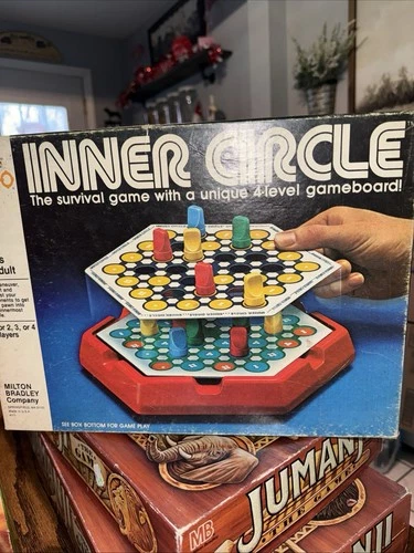 Vtg 1981 INNER CIRCLE Survival Strategy Board Game Milton Bradley (READ)