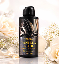 Bath  Body Works Vanilla Noir Body Spray for Men 3.7 oz / 104 g