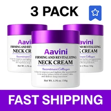 Aavini Neck Firming Cream 3 Pack – Peptide Collagen to Lift, Tighten & Smooth