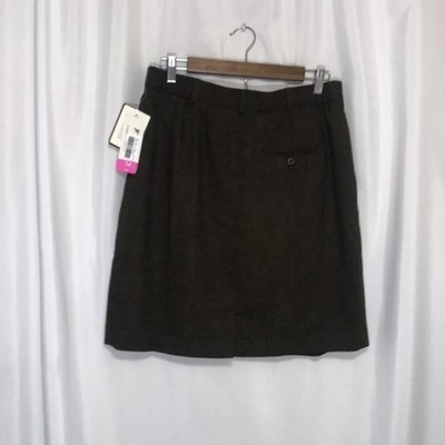 Tweed JH Collectables Brown A-Line Skirt Women s Size 14