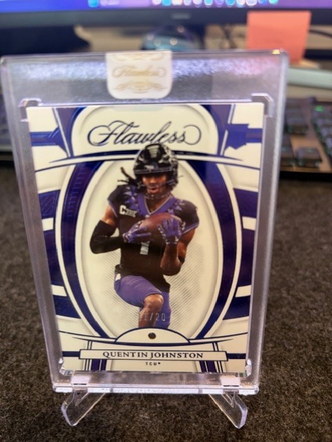 Quentin Johnston Panini Flawless Collegiate #52 Sapphire
