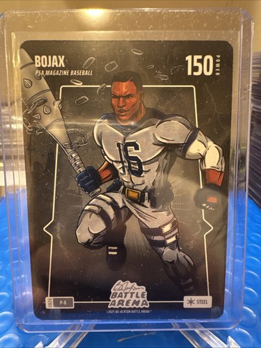 Bojax PSA Magazine Baseball Ltd Edition 2025 Bo Jackson Battle Arena P-8 Steel