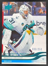 2025-26 Upper Deck Series 2 Deluxe #397 Philipp Grubauer /250