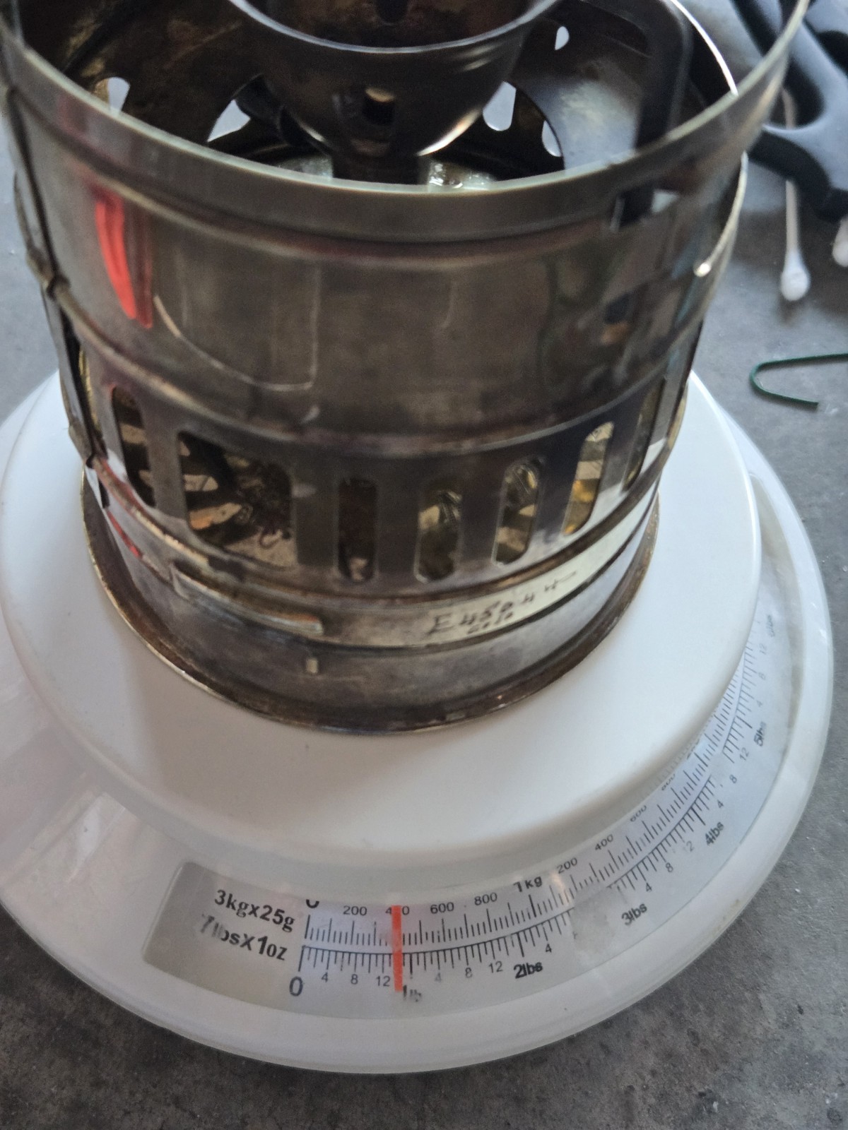 UNTESTED Vintage Svea 123 Brass Backpacking Stove –Made in Sweden–w/ Windscreen 