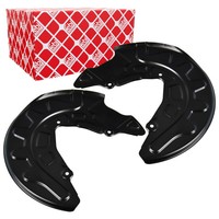 2X Febi Spritzblech Bremsscheibe Vorne FüR Audi A3 8V 8Y Octavia 3 4 VW Golf 7 8