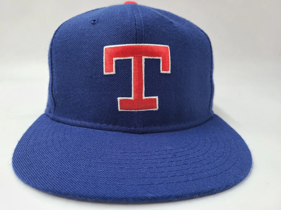 Vintage Texas Rangers New Era 59Fifty Pro Model Fitted 7 1/8 Hat Cap Wool MLB - Image 2 of 4