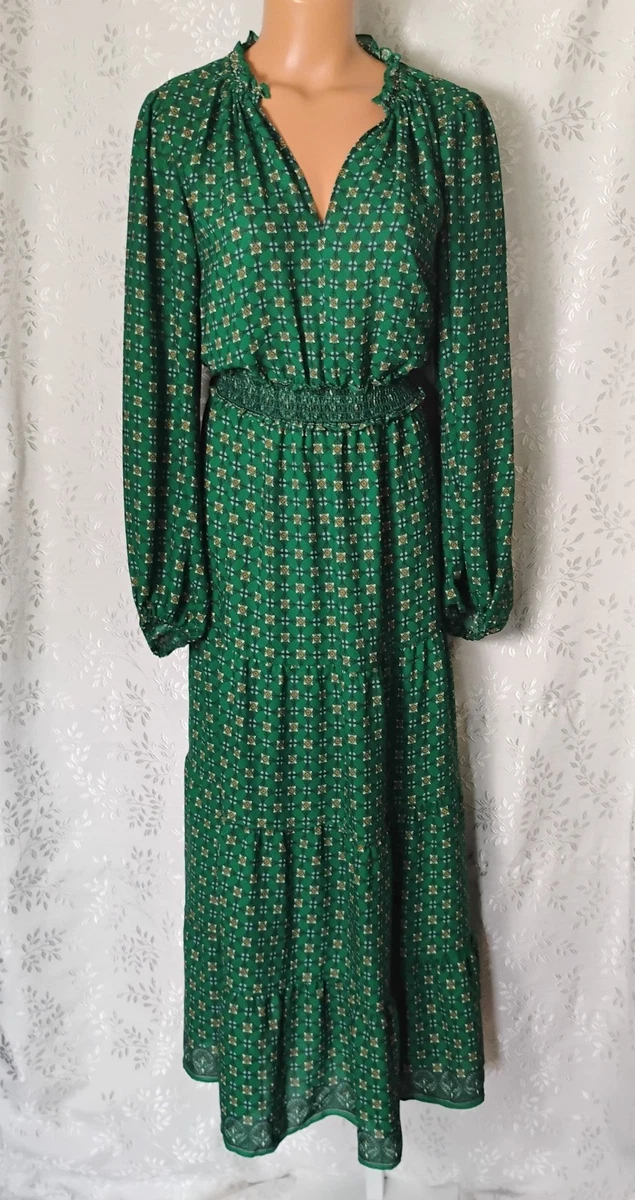 max studio emerald green dress Max Studio | Dresses | Max Studio Emerald Green Jacquard Dot Lace Trim Maxi  Dress Nwt Size L 98