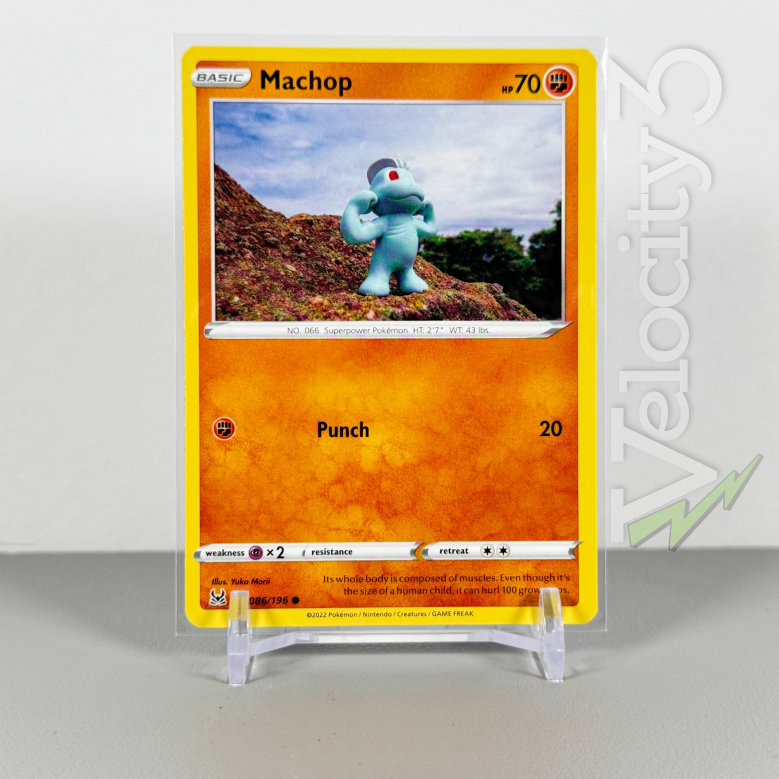 Pokemon TCG Card - Machop 86/196 Common | 2022 Lost Origin | NM/Mint