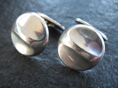 Manschettenknöpfe Silber 925 Georg Jensen Dänemark No 82 von ca. 1965