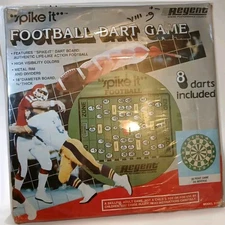OPEN BOX  Regent Spike It Football Dart Game - READ