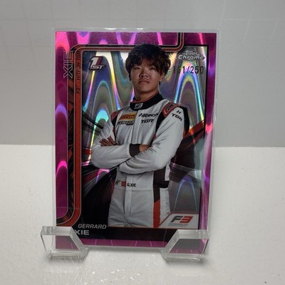 Topps Chrome Formula 1 2025 Gerrard Xie #56 Purple /250 Hitech TGR