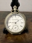 VTG 1894 Elgin Pocket Watch Grade 74, 18s 11j Dueber Silverine Case PARTS/REPAIR