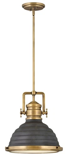 Hinkley Lighting 4697 Brass 14"W Adjustable Pendant - Picture 2 of 4