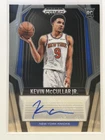 2024 Prizm Black Rookie Signatures #RS-KMJ Kevin McCullar Jr. New York Knicks