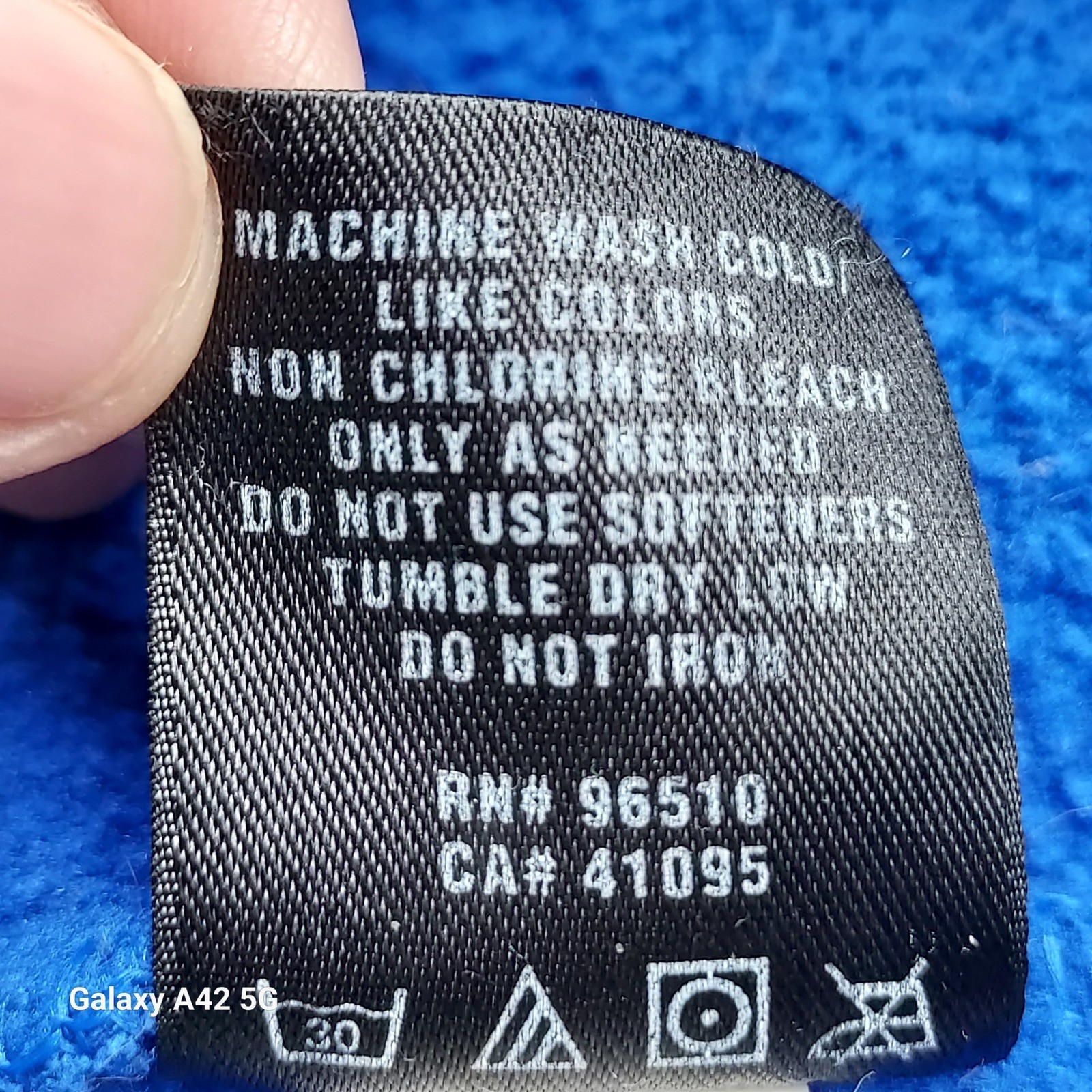 Under Armour Youth Hoodie Pullover Blue Gray Logo Loose Fit MED thumbnail 4