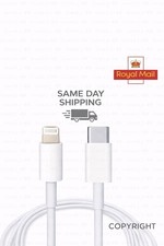 USB-C to 8-Pin Charging Cable Fast Sync Charging for Apple Iphone White 1m