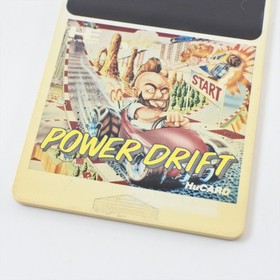 PC Engine Hu POWER DRIFT Card Only d128 pe