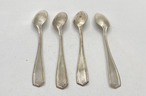Gorham Chantilly Sterling Silver Orange Spoons Set 4 Piece Monogrammed 5.75" - Picture 3 of 7