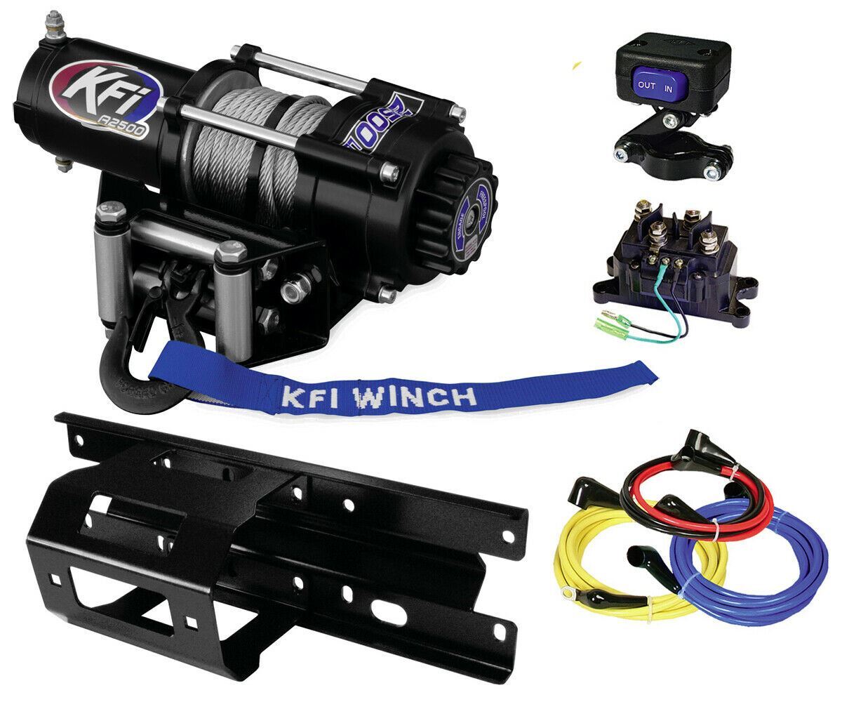 KFI A2500R2 winch & mount kit 20052010 Polaris Sportsman 400 500