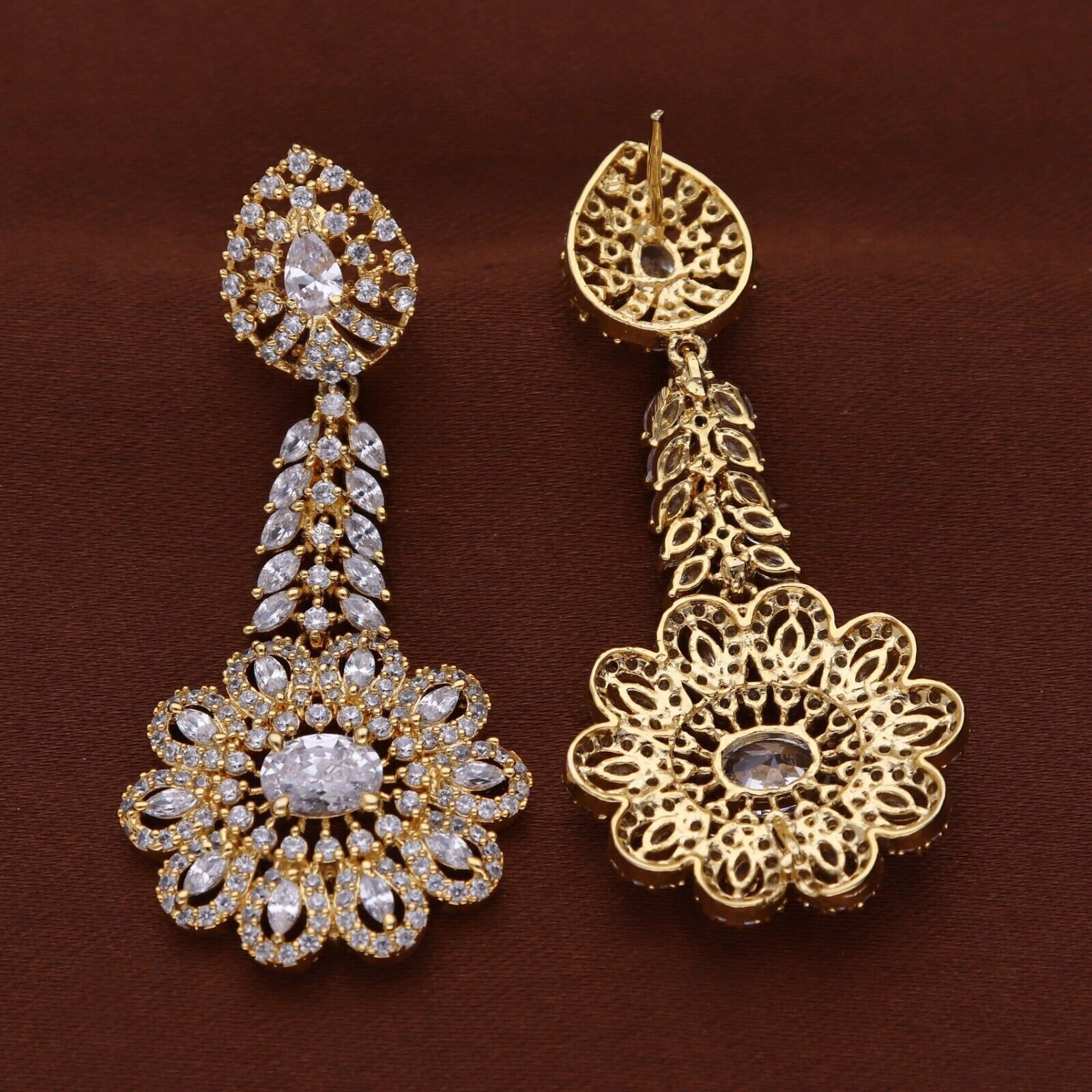 Womens Decent cubic Zirconia Dangle Earrings | eBay