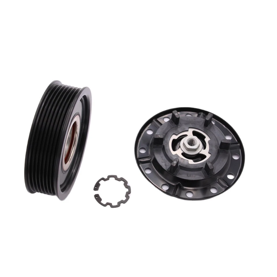 Juego de componentes de embrague de compresor de CA de 7 piezas para Toyota Matrix Base Wagon 1,8 L 1798CC Foto 2 de 4