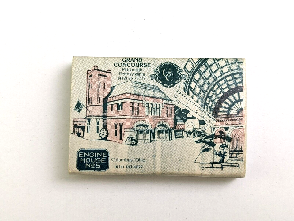Vtg Matchbox Matches Engine House No 5 Candy Dance Charley's Crab