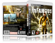 Infamous - Replacement  PS3 Cover and Case. NO GAME 