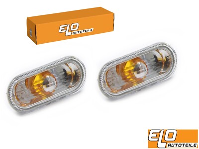BLINKLEUCHTE SEITENBLINKER SEITLICH FÜR FORD SEAT SKODA VW E1 2x ORIGINAL ELO