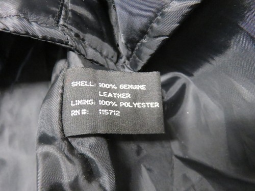 Mens Bikers Club Motorcycle Biker Rain Jacket Size L Black Orange Zip In Liner - Bild 8 von 11