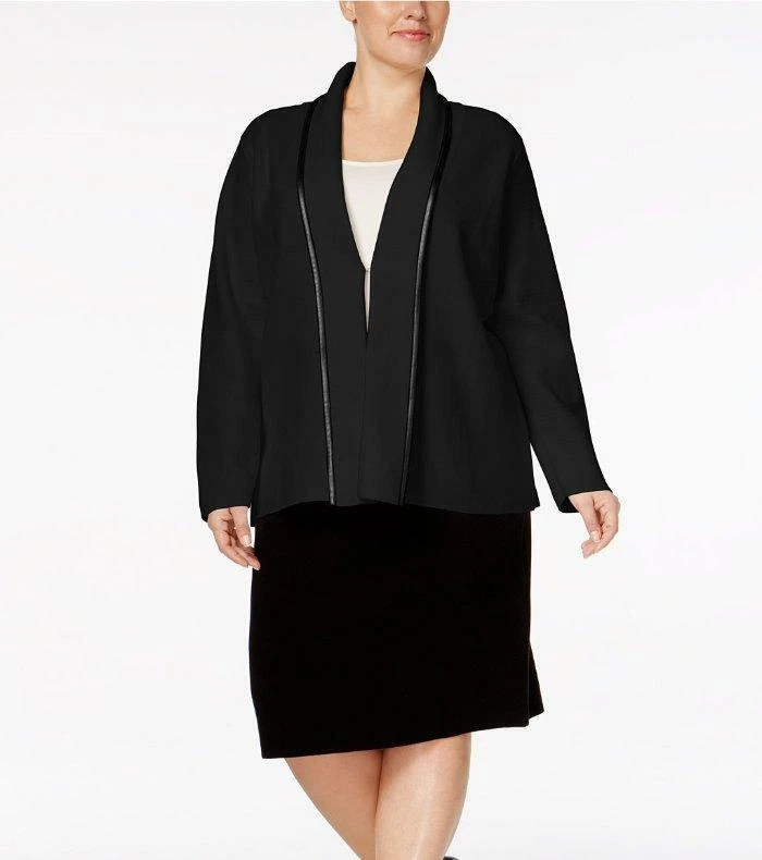 Plus size leather sales suit