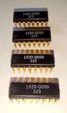 Lot of 4*   HP 1820-0090  IC CHIP  DIP-16  OEM PARTS *SUPER RARE NOS military?