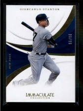 GIANCARLO STANTON 2018 IMMACULATE COLLECTION #56 RARE BASE CARD SP #96/99 AJ3814