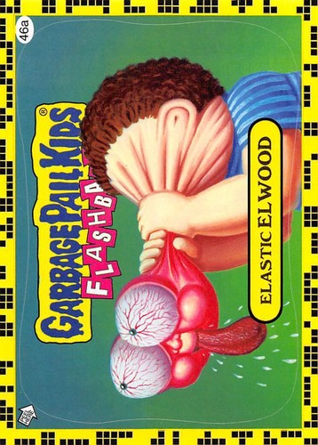 GARBAGE PAIL KIDS 2011 FLASHBACK SERIES 2 PICK-A-CARD YELLOW BASE STICKERS TOPPS - Picture 182 of 321